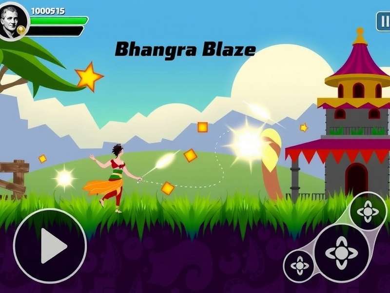 Bhangra Blaze Gameplay Screenshot